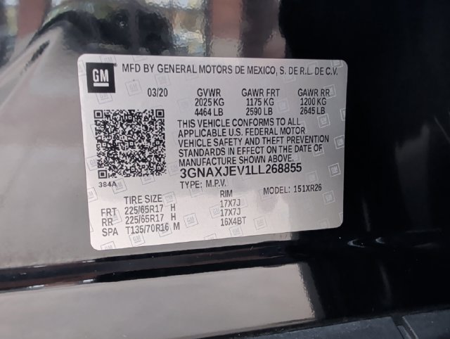 Used 2020 Chevrolet Equinox LT w/ Driver Convenience Package FWD image 29