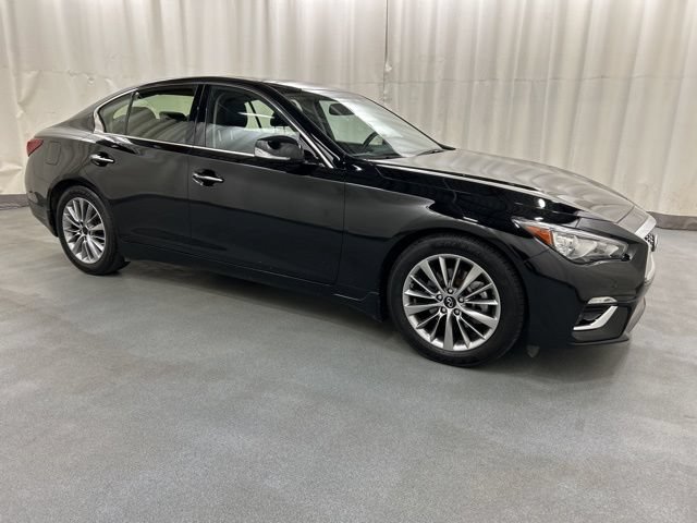 Used 2023 INFINITI Q50 Luxe w/ Cargo Package AWD/4WD video 1
