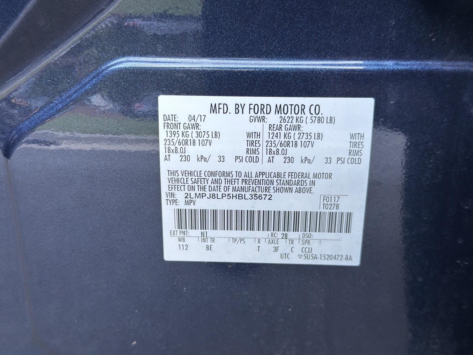 Used 2017 Lincoln MKX Reserve w/ Luxury Package image 44