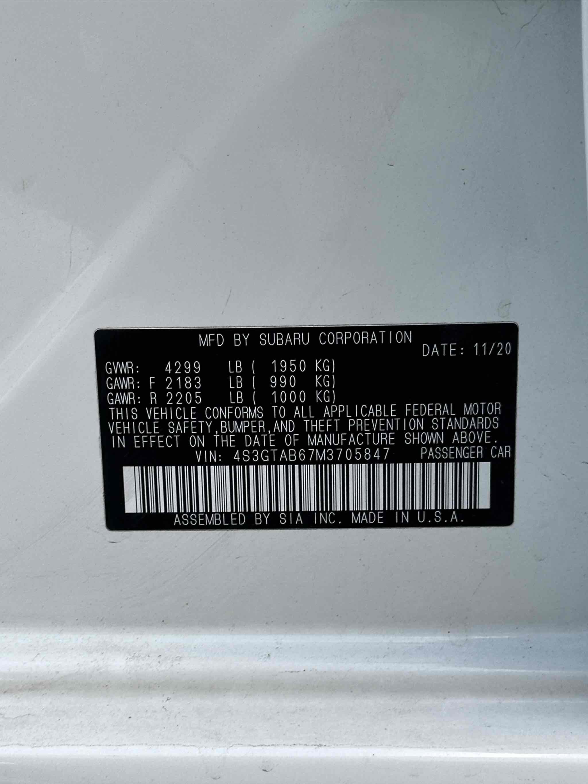 Used 2021 Subaru Impreza 2.0i image 15