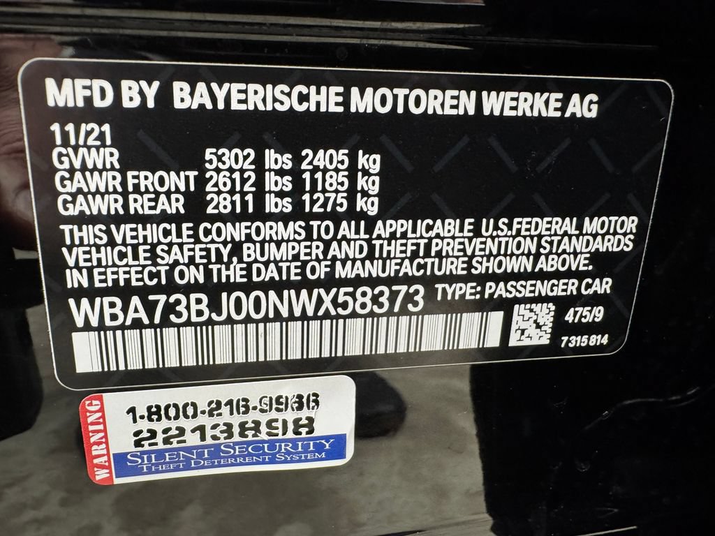 Used 2022 BMW 540i xDrive w/ Premium Package AWD/4WD image 33