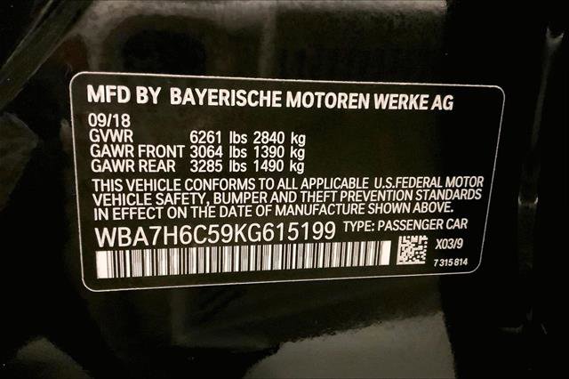 Used 2019 BMW M760i xDrive w/ Luxury Rear Seating Package image 32