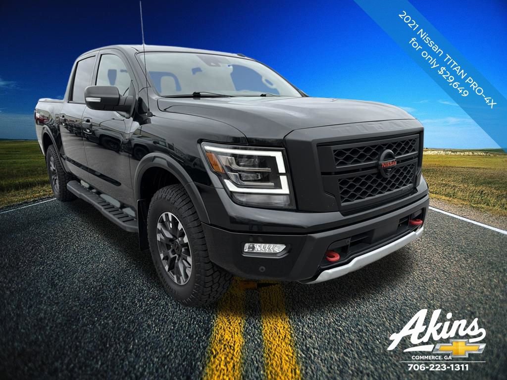 Used 2021 Nissan Titan PRO-4X w/ Pro-4x Convenience Package image 3