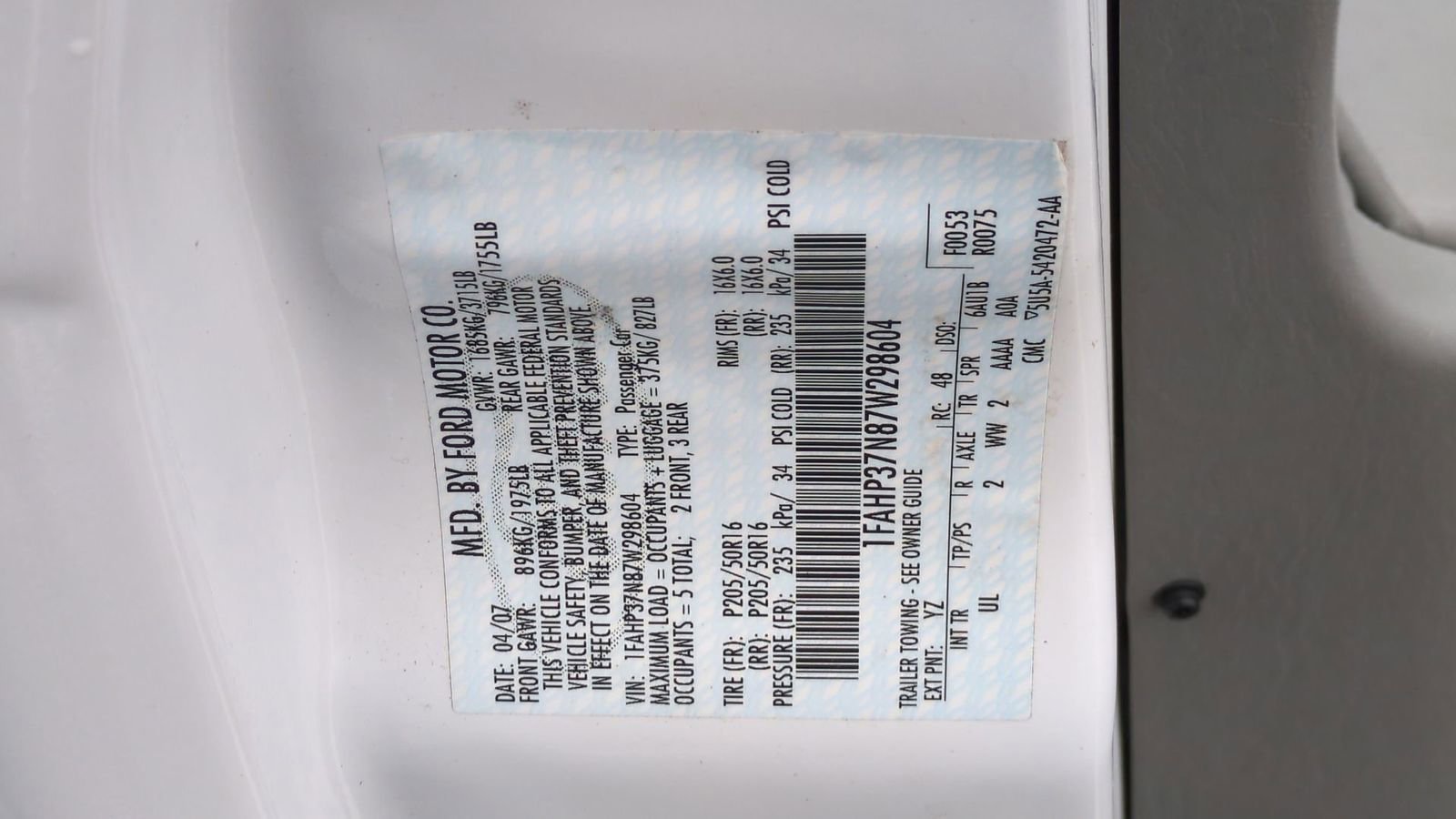 Used 2007 Ford Focus S image 36