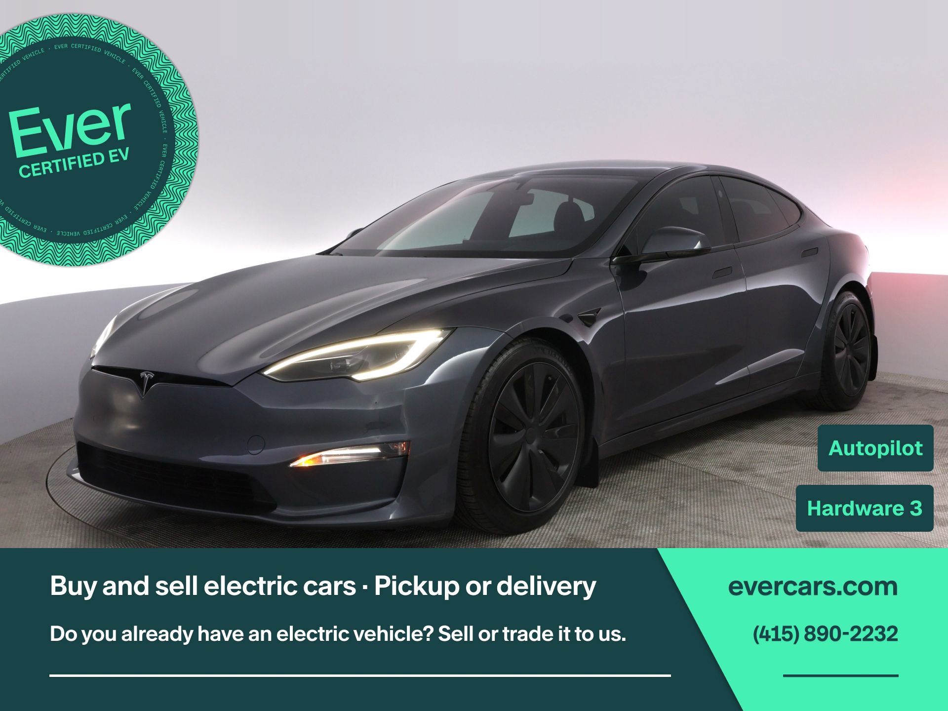 Used 2023 Tesla Model S Standard Range AWD/4WD image 1