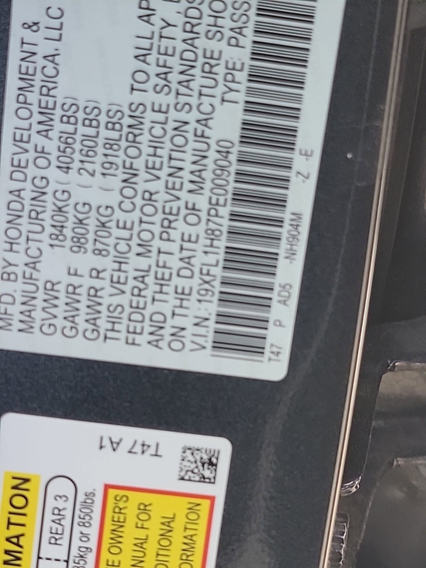 Used 2023 Honda Civic Sport Touring image 9