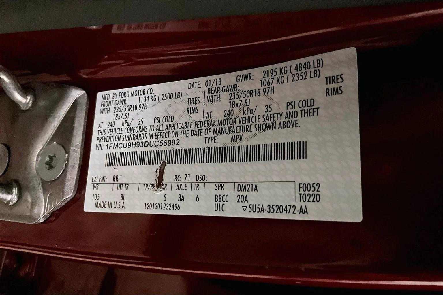 Used 2013 Ford Escape SEL image 33