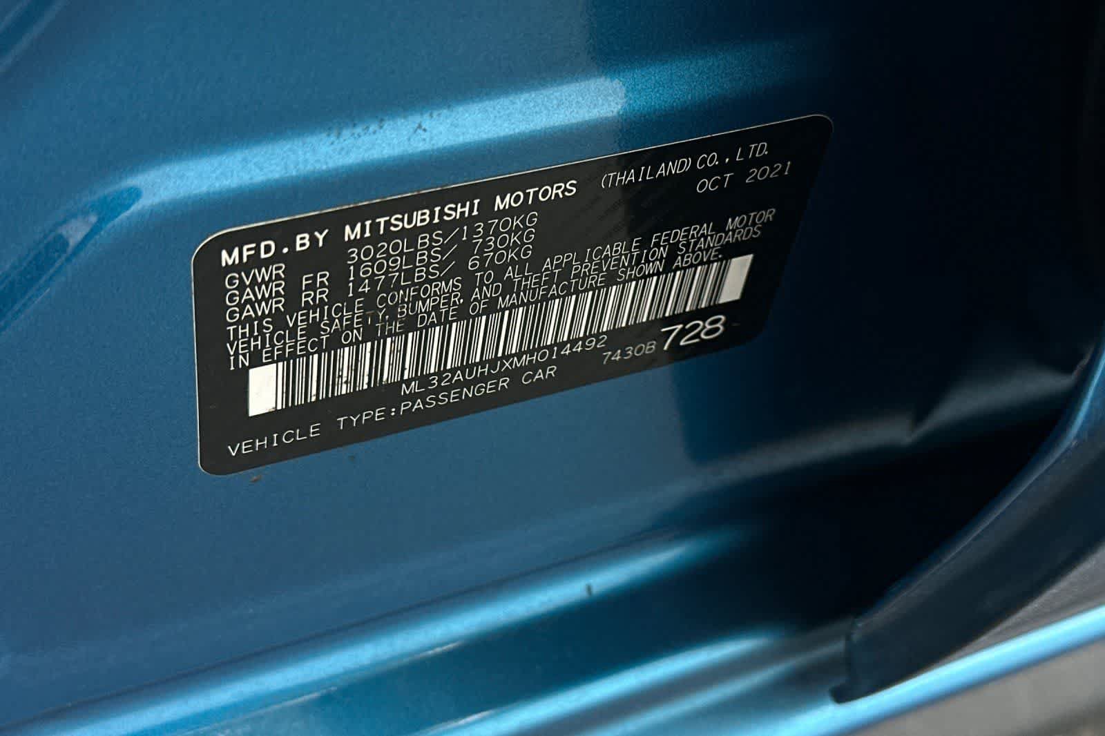 Used 2021 Mitsubishi Mirage ES FWD image 35