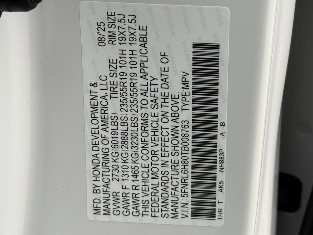 Certified 2026 Honda Odyssey Touring image 63