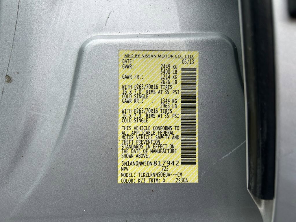 Used 2013 Nissan Xterra S w/ Value Package AWD/4WD image 33