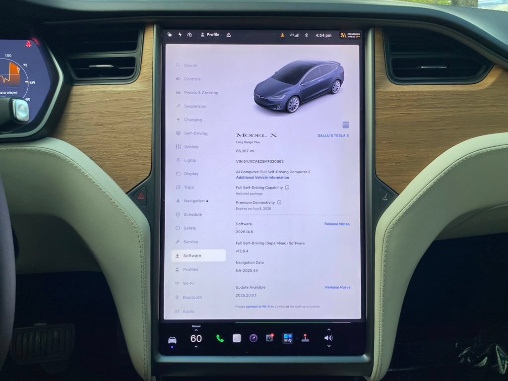 Used 2021 Tesla Model X Long Range AWD/4WD image 2