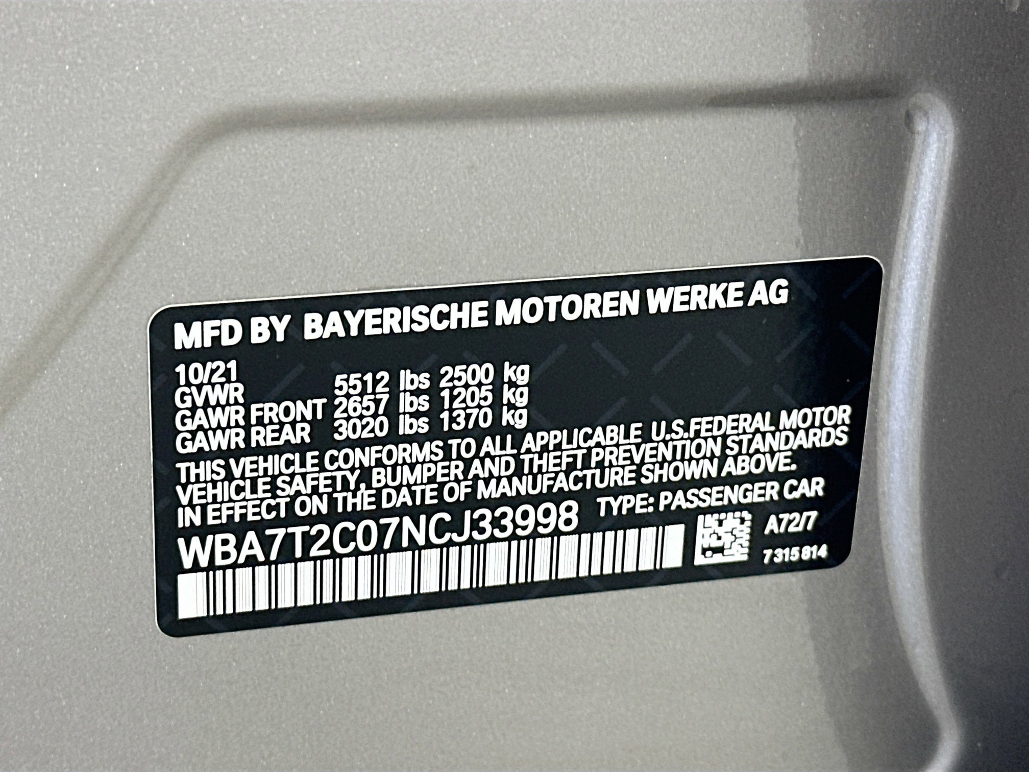 Used 2022 BMW 740i w/ Interior Design Package image 34