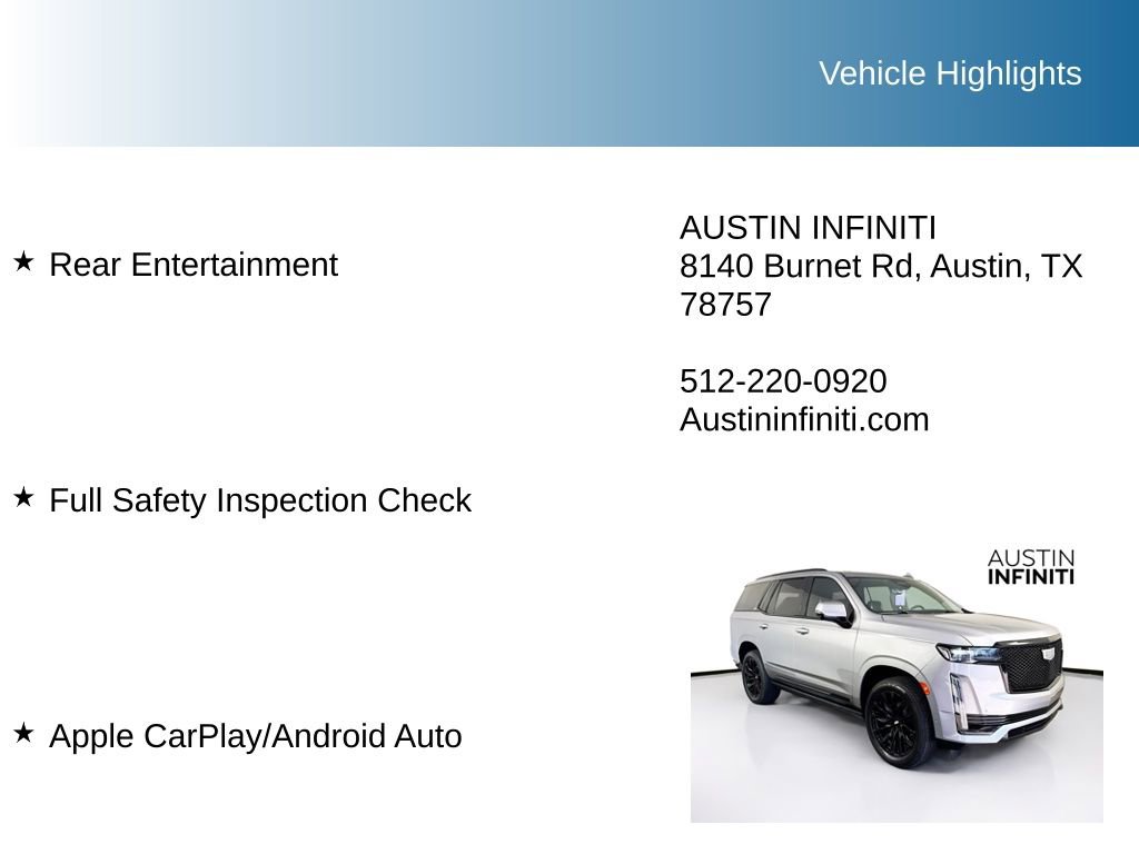 Used 2023 Cadillac Escalade Sport Platinum w/ LPO, ONYX Package image 10