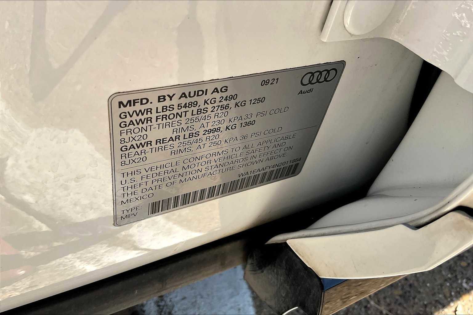 Used 2022 Audi Q5 2.0T Premium Plus image 20