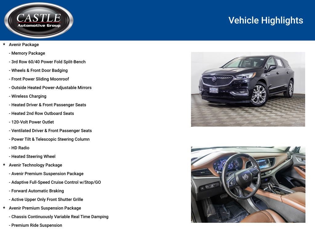 Used 2018 Buick Enclave Avenir w/ Avenir Technology Package image 8