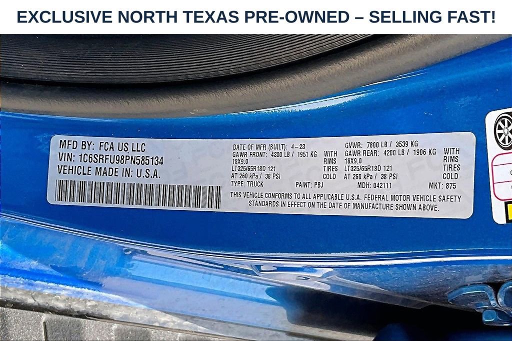 Used 2023 RAM 1500 TRX w/ TRX Level 2 Equipment Group AWD/4WD image 42