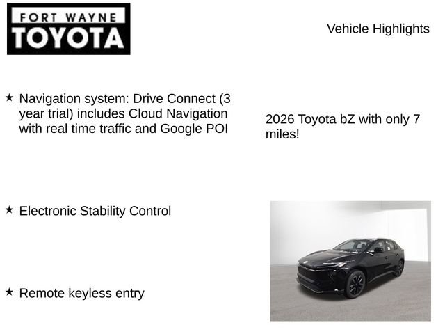 New 2026 Toyota bZ image 7