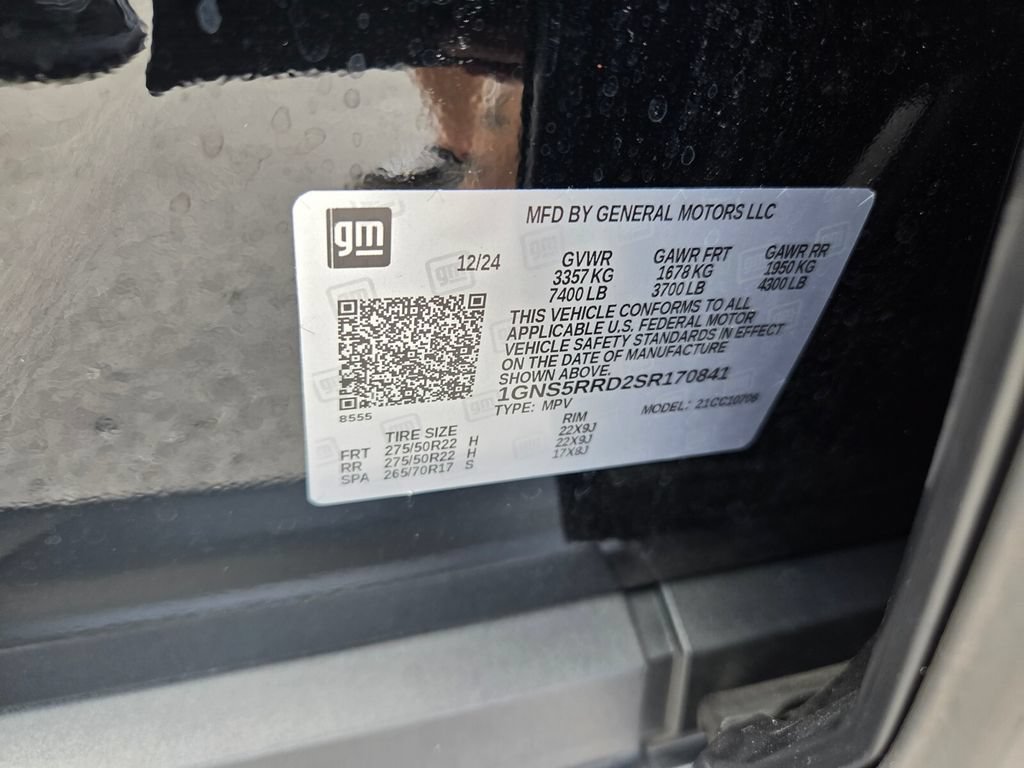 Used 2025 Chevrolet Tahoe RST w/ Comfort Package RWD image 23
