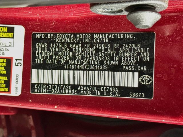 Used 2018 Toyota Camry LE w/ Convenience Package FWD image 39