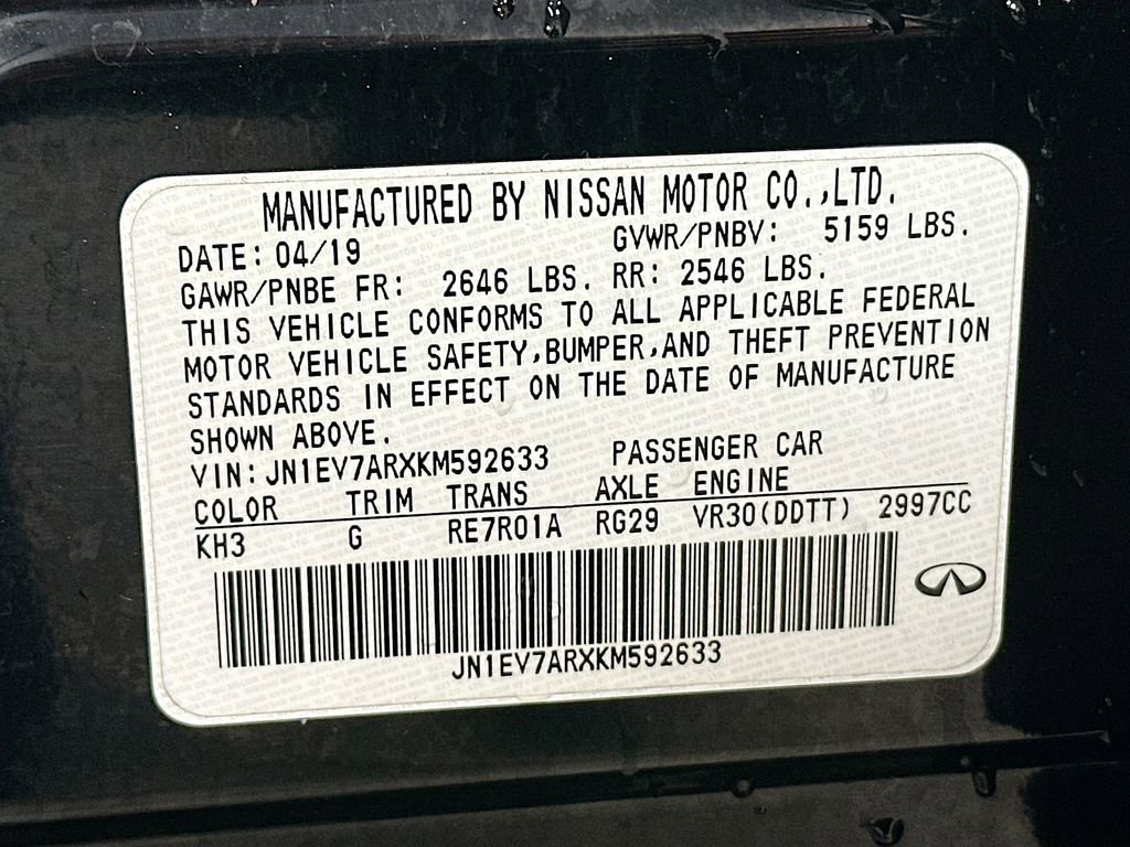 Used 2019 INFINITI Q50 Luxe AWD/4WD image 31