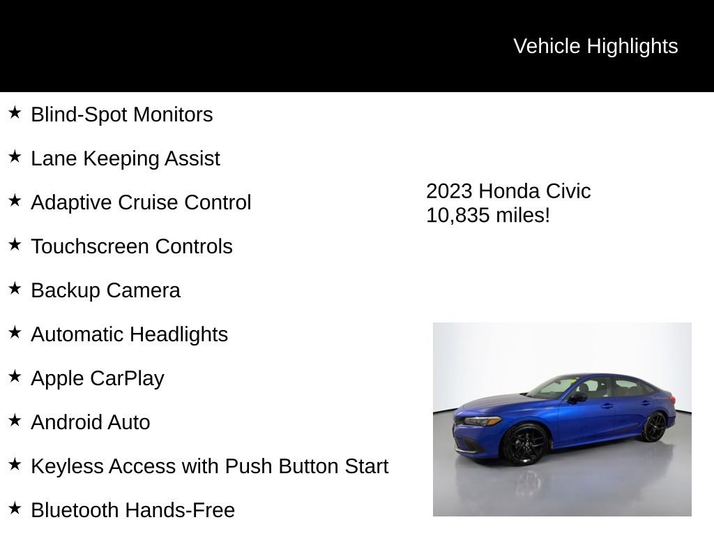 Used 2023 Honda Civic Sport image 5