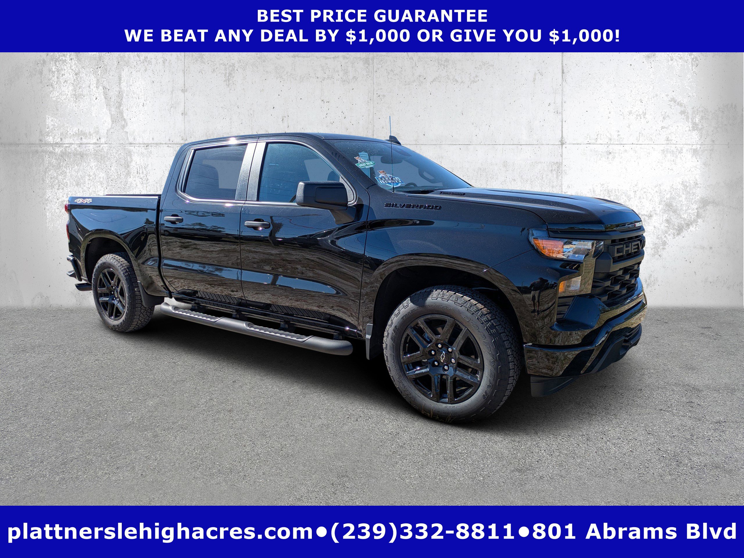 Used 2026 Chevrolet Silverado 1500 Custom w/ Turbomax Blackout Package image 1