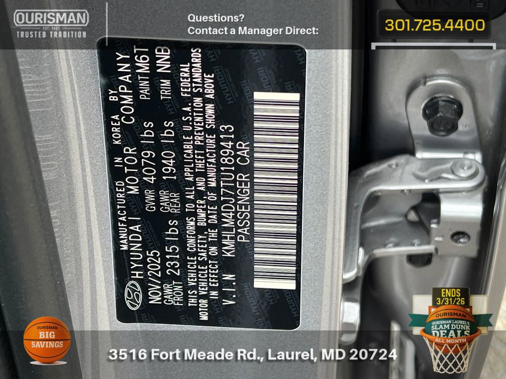 New 2026 Hyundai Elantra Blue image 28