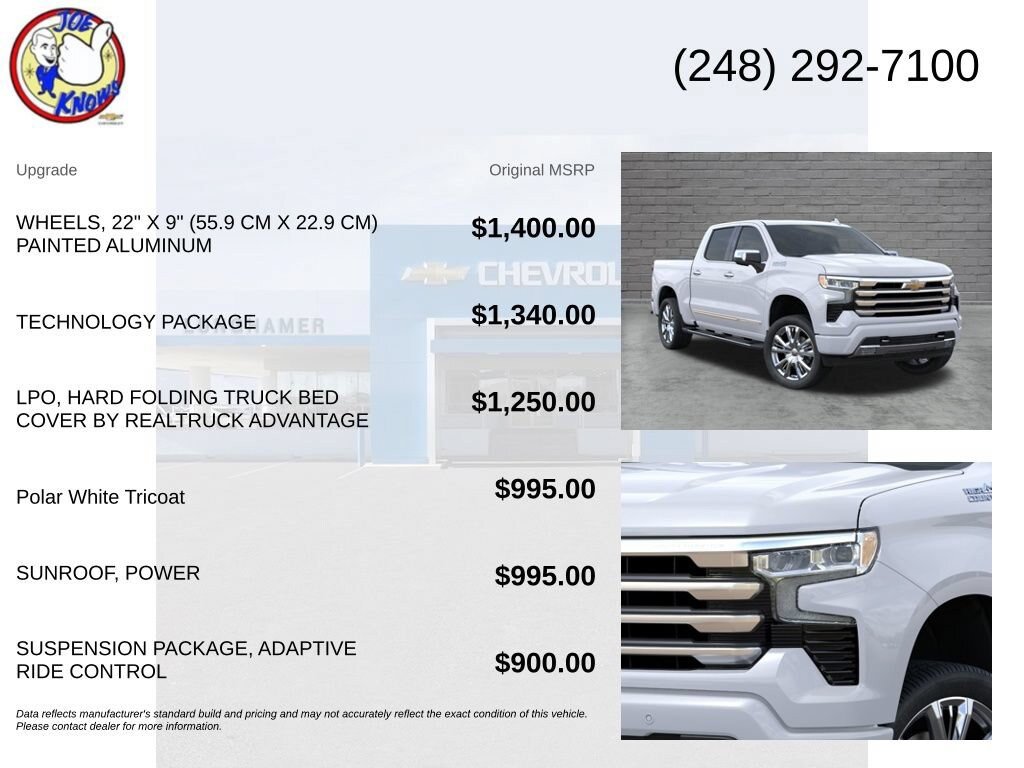 New 2026 Chevrolet Silverado 1500 High Country w/ Technology Package AWD/4WD image 5