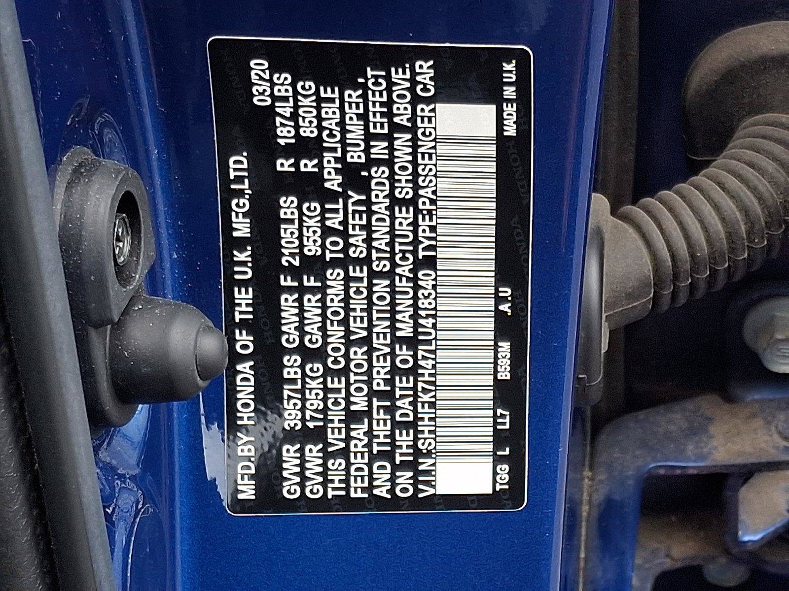Used 2020 Honda Civic Sport image 22