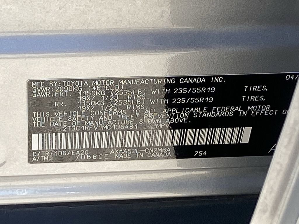 Certified 2021 Toyota RAV4 XLE Premium image 13