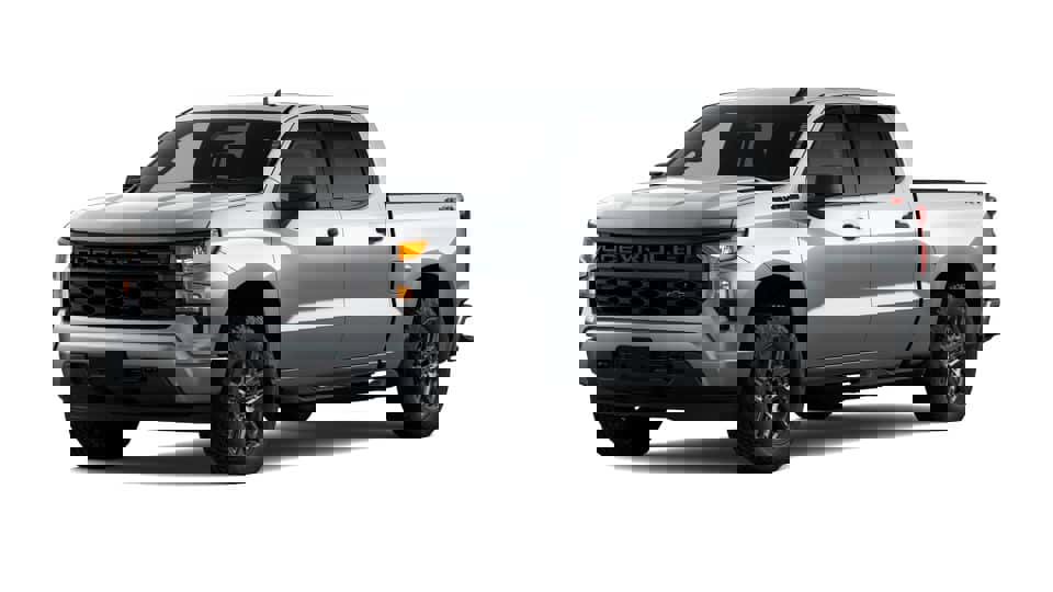 New 2026 Chevrolet Silverado 1500 Custom w/ Turbomax Blackout Package