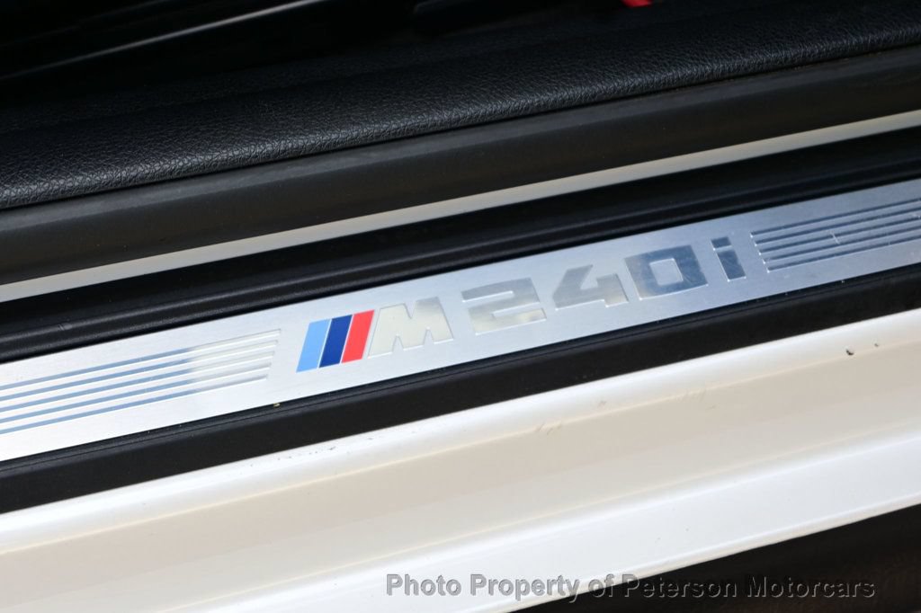 Used 2017 BMW M240i Convertible RWD image 57