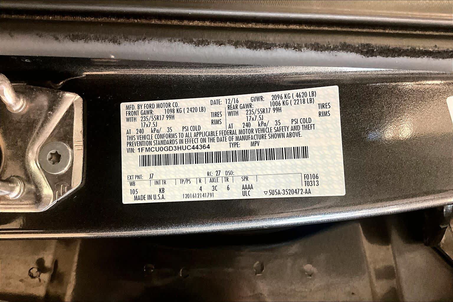 Used 2017 Ford Escape SE FWD image 31
