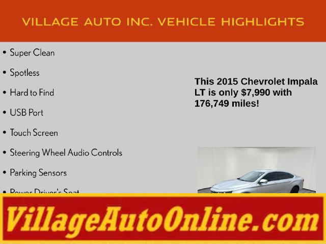 Used 2015 Chevrolet Impala LT w/ Convenience Package FWD image 8