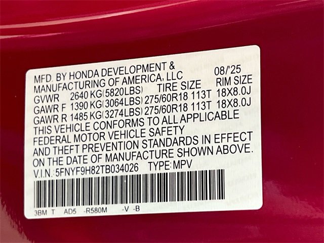 New 2026 Honda Passport TrailSport Elite image 24