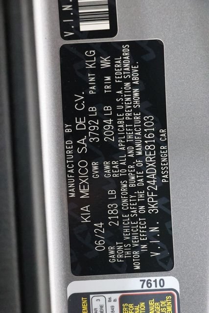Used 2024 Kia Forte LXS FWD image 34