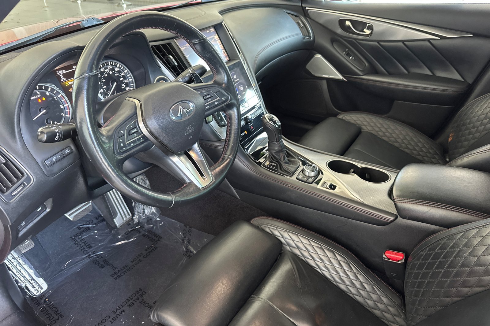 Used 2019 INFINITI Q50 Red Sport 400 w/ Sensory Package RWD image 13