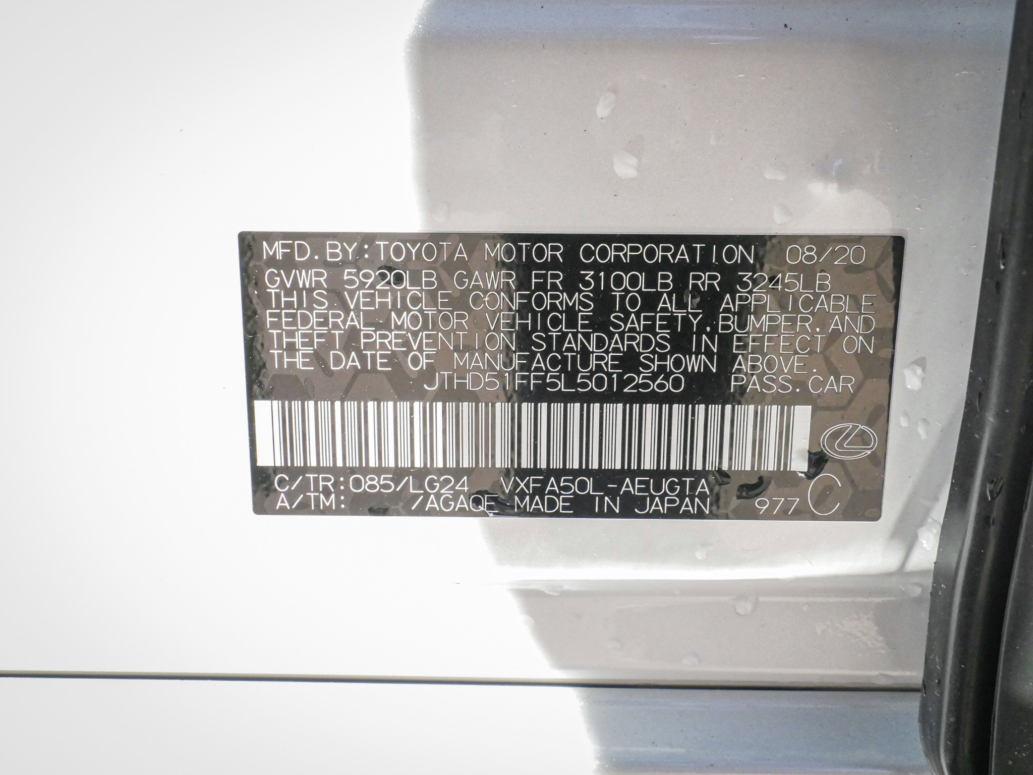 Used 2020 Lexus LS 500 w/ Interior Upgrade Package RWD image 35