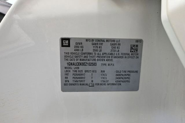 Used 2014 Chevrolet Equinox LT w/ Power Convenience Package FWD image 46