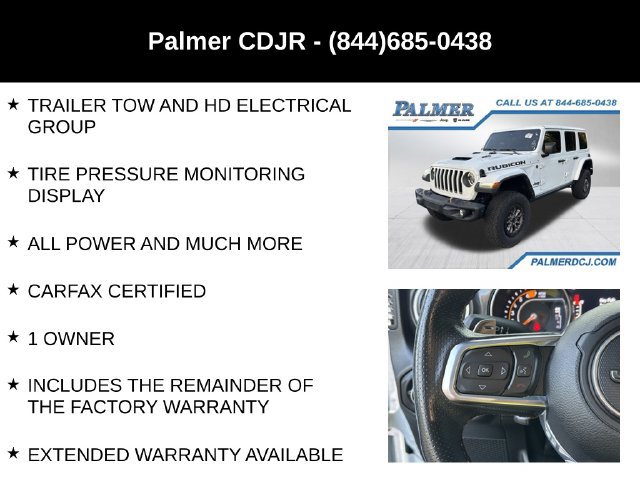 Used 2023 Jeep Wrangler Unlimited Rubicon 392 w/ Trailer Tow Package AWD/4WD image 30