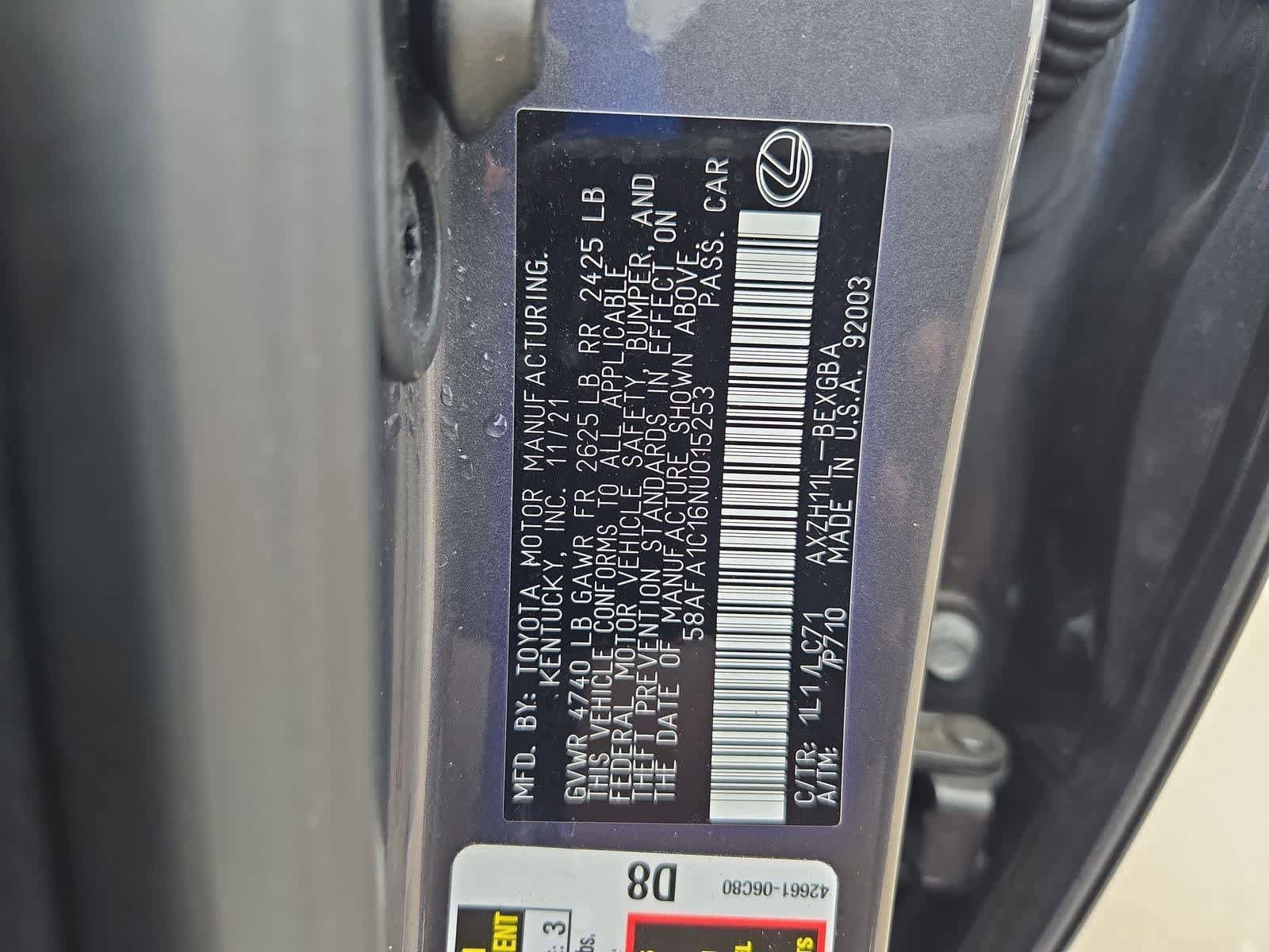 Used 2022 Lexus ES 300h Ultra Luxury FWD image 36