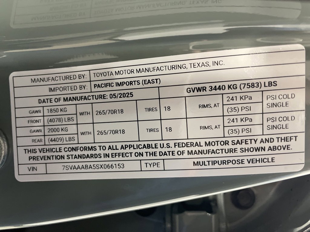 Used 2025 Toyota Sequoia SR5 image 24