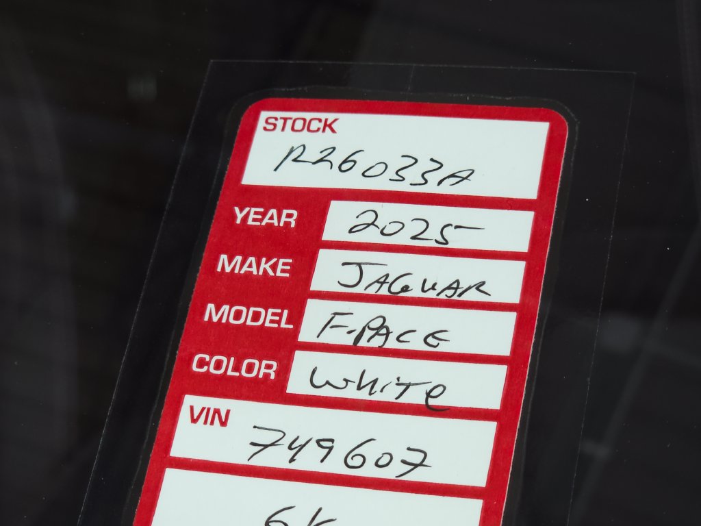 Used 2025 Jaguar F-PACE R-Dynamic S AWD/4WD image 38
