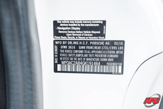 Used 2016 Porsche Cayman GT4 RWD image 75
