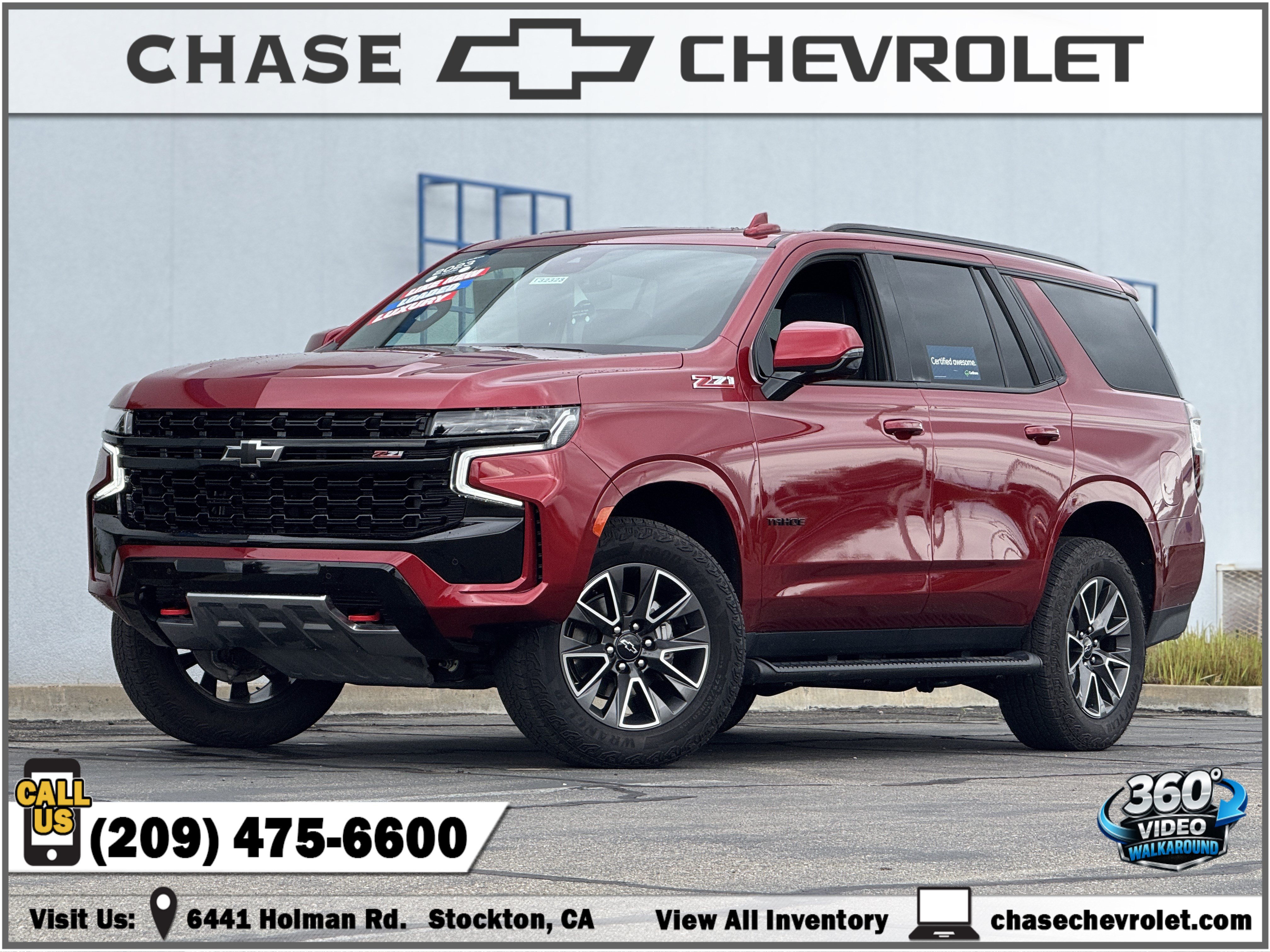 Certified 2023 Chevrolet Tahoe Z71 w/ Z71 Off-Road Package