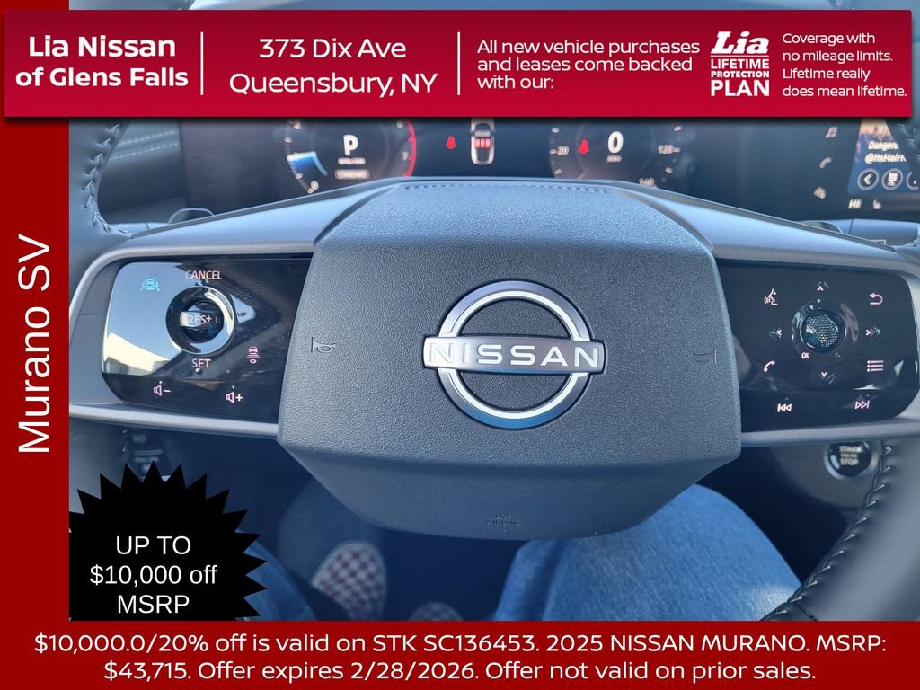 New 2025 Nissan Murano SV image 14