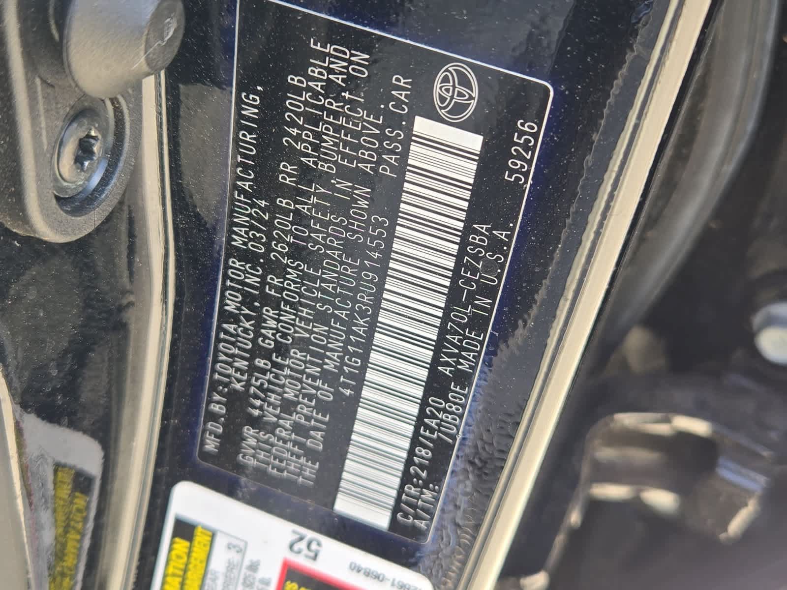 Used 2024 Toyota Camry SE FWD image 35