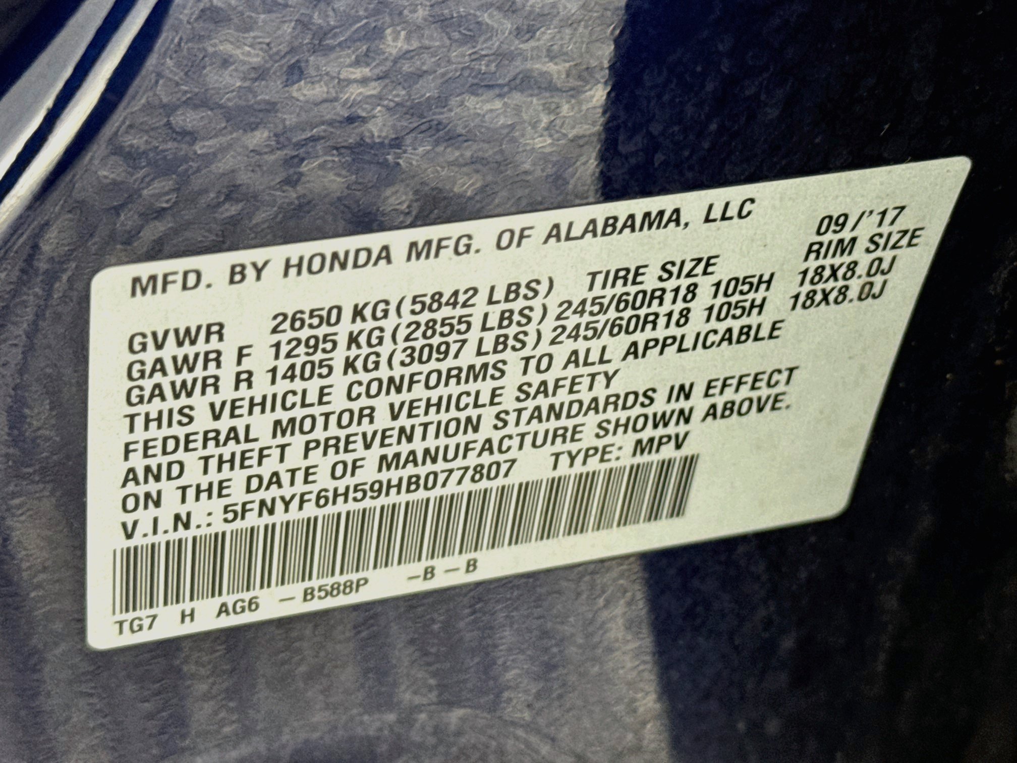 Used 2017 Honda Pilot EX-L image 33