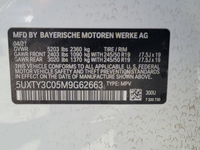 Used 2021 BMW X3 sDrive30i w/ Convenience Package RWD image 5