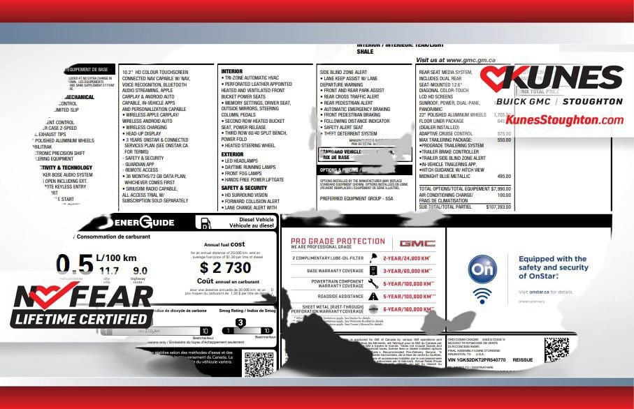 Used 2023 GMC Yukon Denali w/ LPO, Floor Liner Package